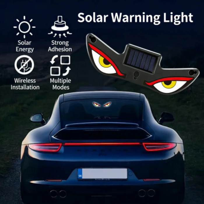 Solar Demon Eye Warning Light